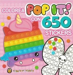 Colorea Pop It! Con 650 Stickers: Unicor