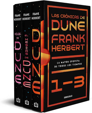 DUNE (estuche con: Dune | El mesías de Dune | Hijos de Dune)