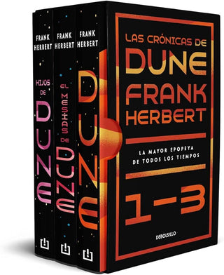 DUNE (estuche con: Dune | El mesías de Dune | Hijos de Dune)