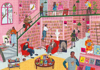 Puzzle Amantes de los libros 1000 pcs