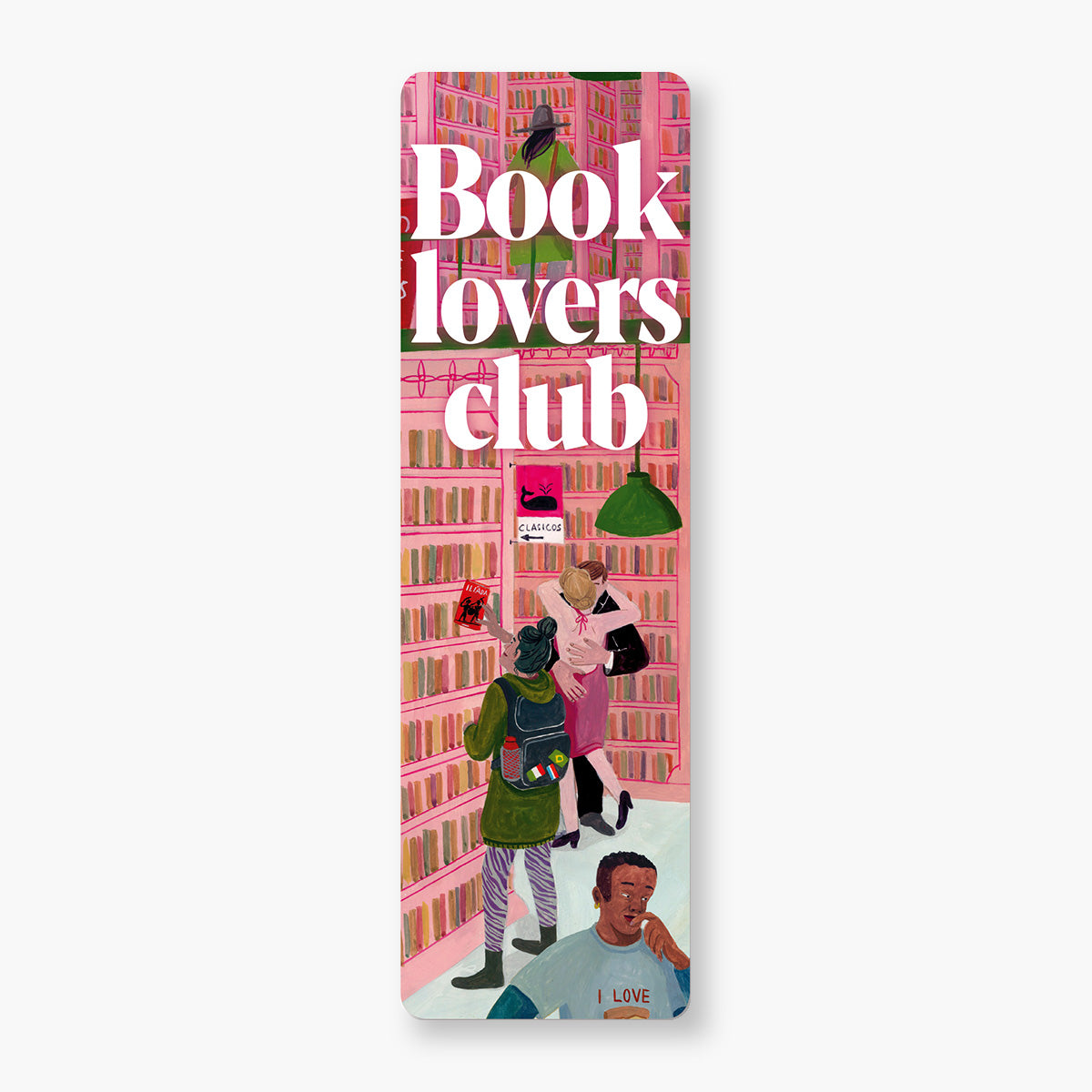 Marcapáginas "Book lovers club"