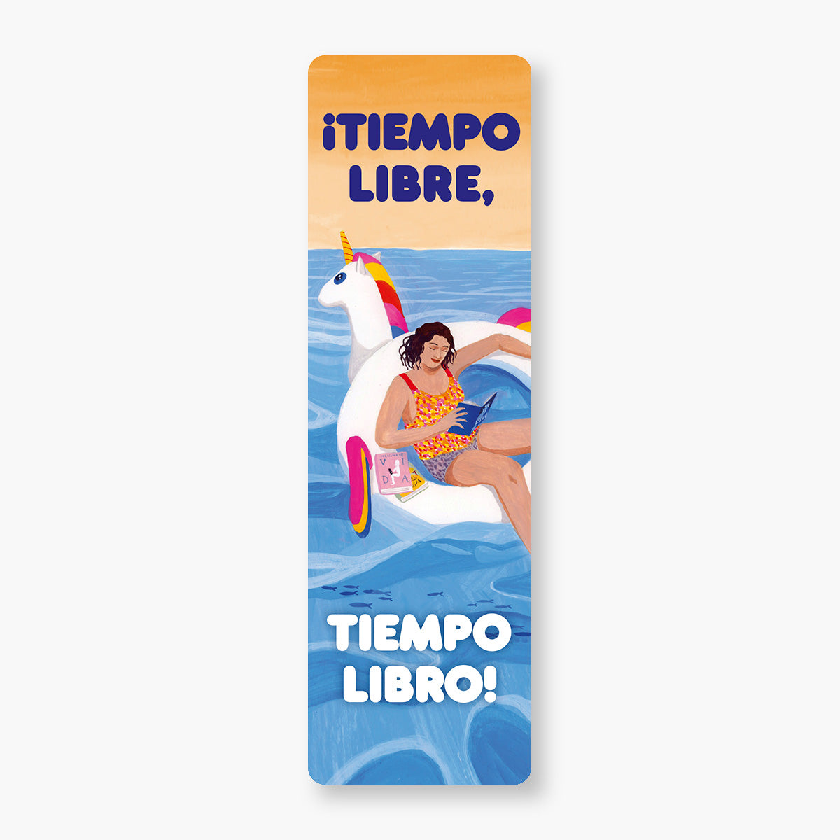 Marcapáginas "Tiempo libre, tiempo libro"