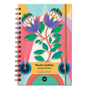 Agenda Paulo Coelho Anillada tulipanes 2024