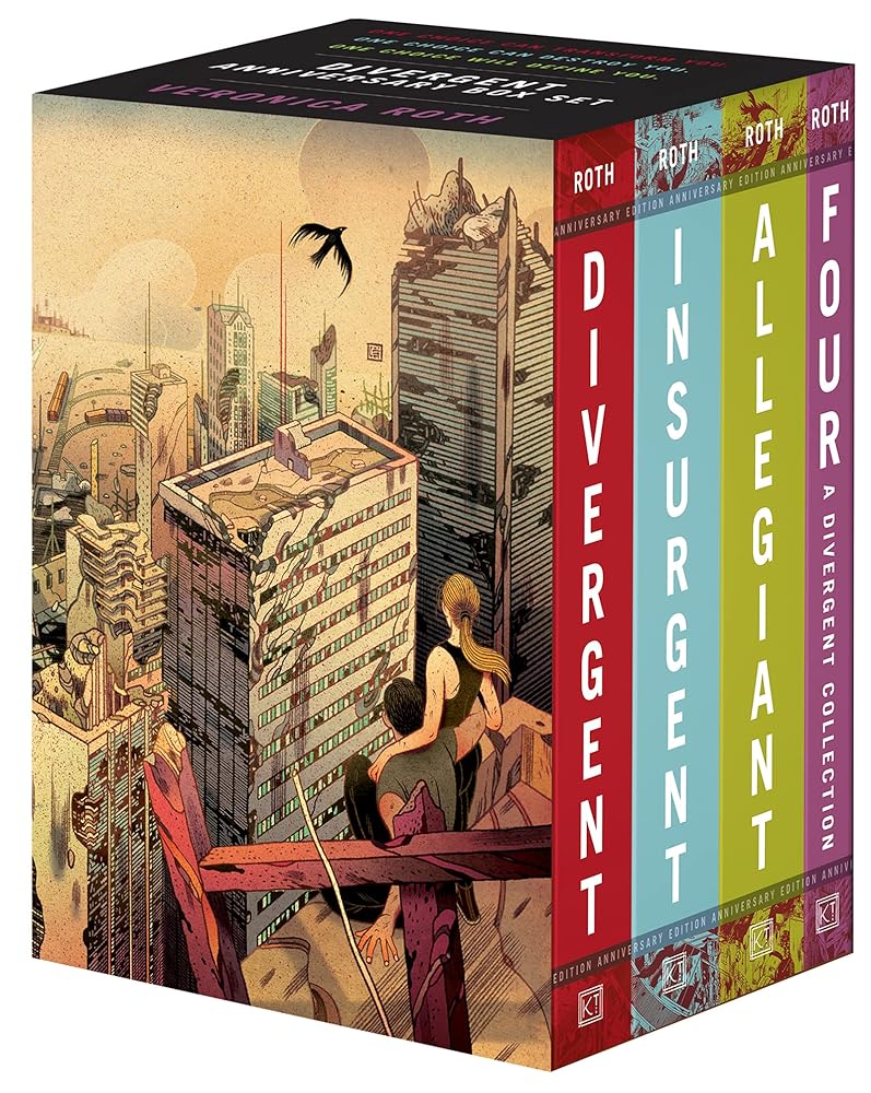 Divergent Anniversary 4-Book Box Set: Divergent, Insurgent, Allegiant, Four (Divergent Series)