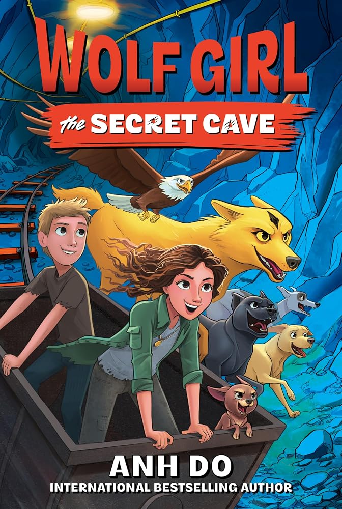 Wolf Girl #3: The Secret Cave: Gwen and her loyal dog pack dodge soldiers and shelter an injured friend in this gripping middle grade survival adventure cover image
