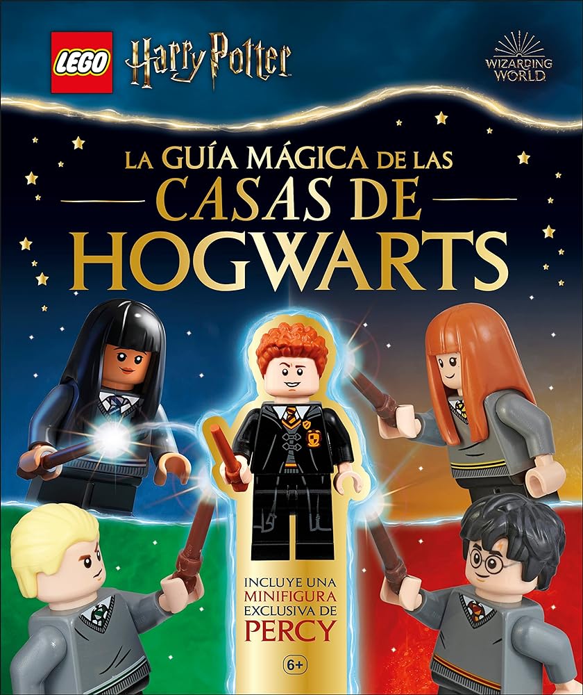 Lego Harry Potter. La guía mágica de las casas de Hogwarts: Incluye minifigura exclusiva de Percy