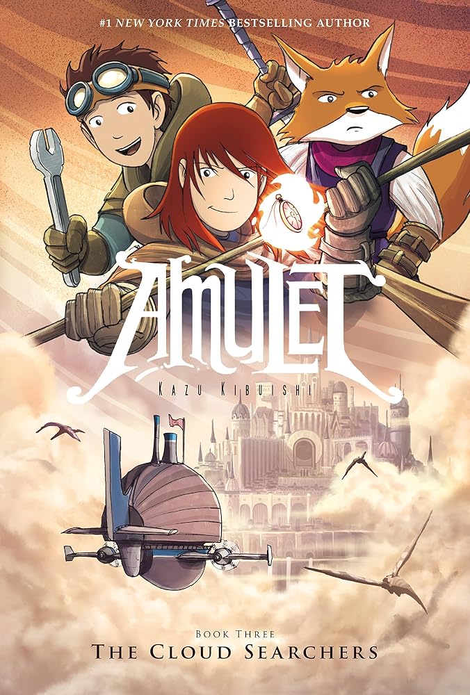 The Cloud Searchers: A Graphic Novel (Amulet #3) cover image