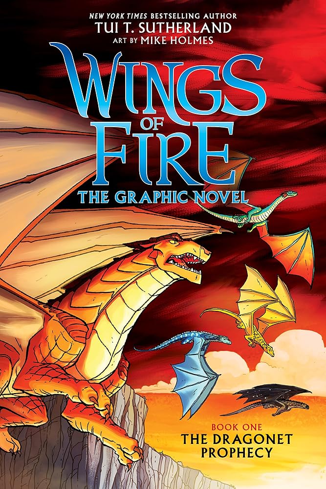 Wings of Fire: The Dragonet Prophecy: A Graphic Novel (Wings of Fire Graphic Novel #1) (1) cover image