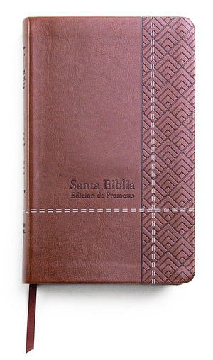 Santa Biblia de Promesas Reina-Valera 1960 / Tamaño Manual / Letra Grande / Piel Especial / Café // Spanish Promise Bible Rvr60 / Handy Size / Large Print / Leathersoft / Brown