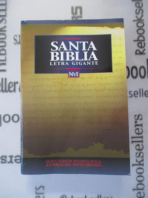 NVI Santa Biblia Letra Gigante Rústica