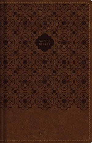 RVR60 Santa Biblia, Letra Grande, Tamaño Compacto, Leathersoft, Café, Edición Letra Roja, con Índice y Cierre (Spanish Edition)
