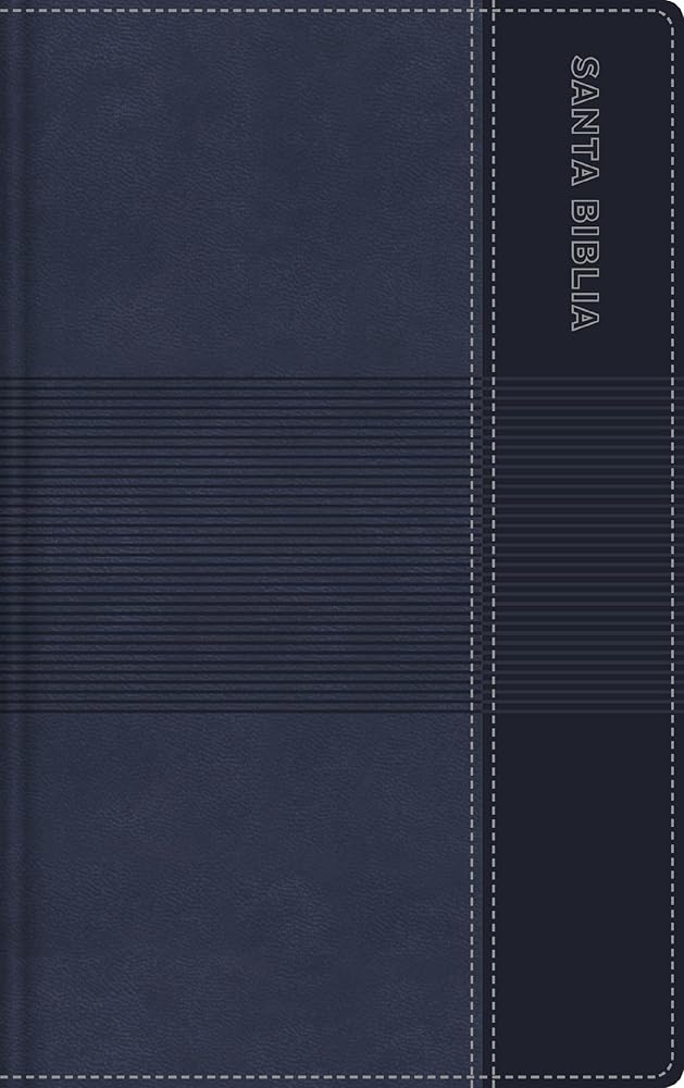 RVR60, Biblia de Estudio para Jóvenes Adolescentes, Leathersoft, Azul, Palabras de Jesús en Rojo, Comfort Print (Spanish Edition) cover image