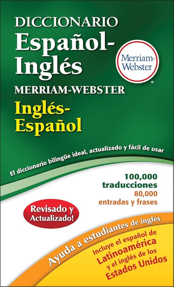 Merriam-Webster Diccionario Español-Inglés (Spanish and English Edition) cover image