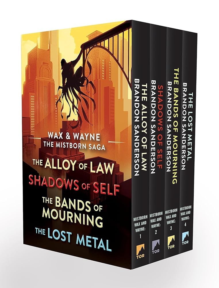 Wax and Wayne, The Mistborn Saga Boxed Set: Alloy of Law, Shadows of Self, Bands of Mourning, and The Lost Metal cover image