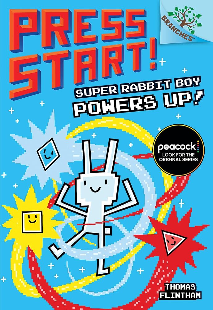 Super Rabbit Boy Powers Up! A Branches Book (Press Start! #2) (2) cover image