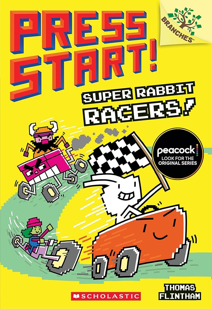 Super Rabbit Racers!: A Branches Book (Press Start! #3) (3) cover image