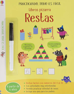 Libros pizarra - Restas