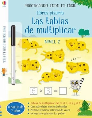 Libros pizarra - Las tablas de multiplicar NIVEL 2
