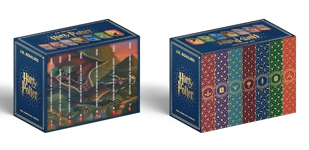Harry Potter Paperback Box Set Books 1-7 (Deluxe Edition with Stenciled Edges) cover image