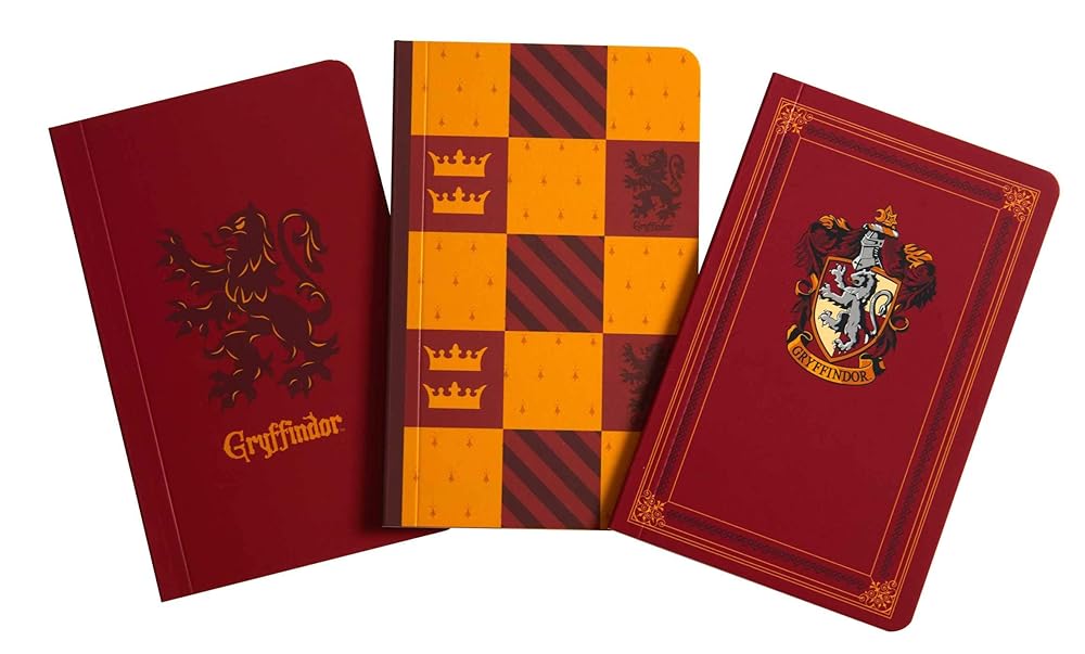 Harry Potter: Gryffindor Pocket Notebook Collection (Set Of 3)