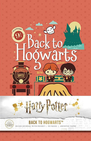 Harry Potter: Back to Hogwarts Hardcover Ruled Journal