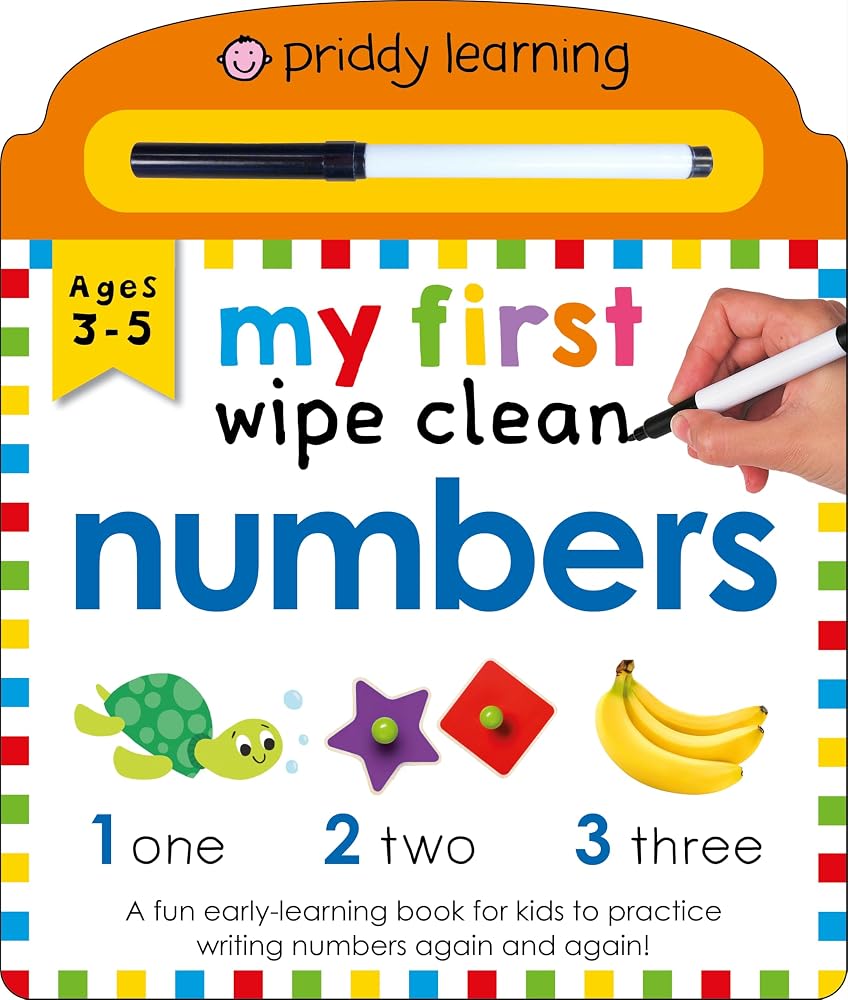 Numbers (My First Wipe Clean): A Fun Early-Learning Book for Kids to Practice Their Pen Control Skills cover image