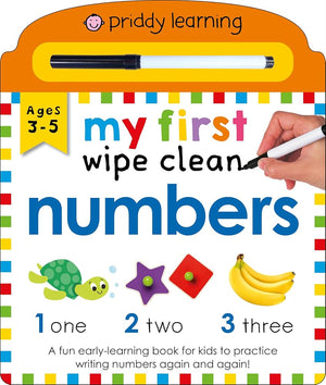 Numbers (My First Wipe Clean): A Fun Early-Learning Book for Kids to Practice Their Pen Control Skills