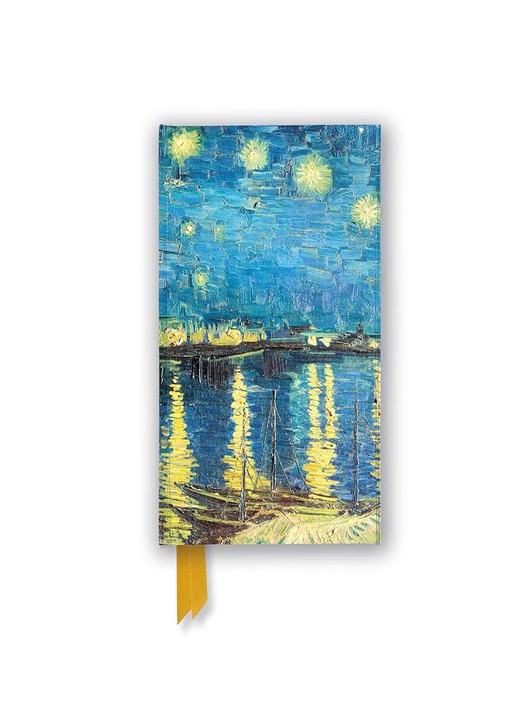 Vincent van Gogh: Starry Night over the Rhône (Foiled Slimline Journal) (Flame Tree Slimline Journals) cover image