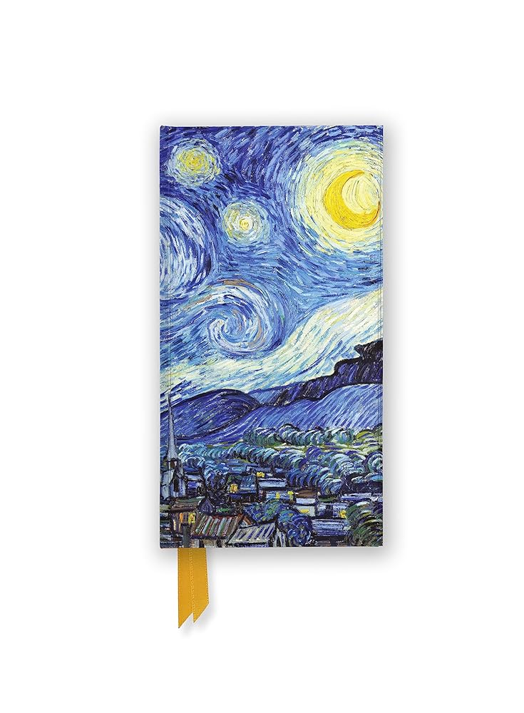 Foiled Slimline Journal #12: Vincent Van Gogh, Starry Night cover image