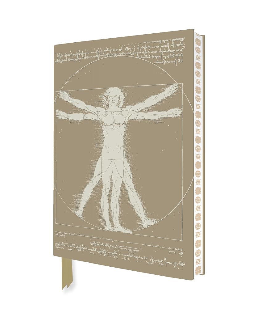 Da Vinci: Vitruvian Man Artisan Art Notebook (Flame Tree Journals) cover image