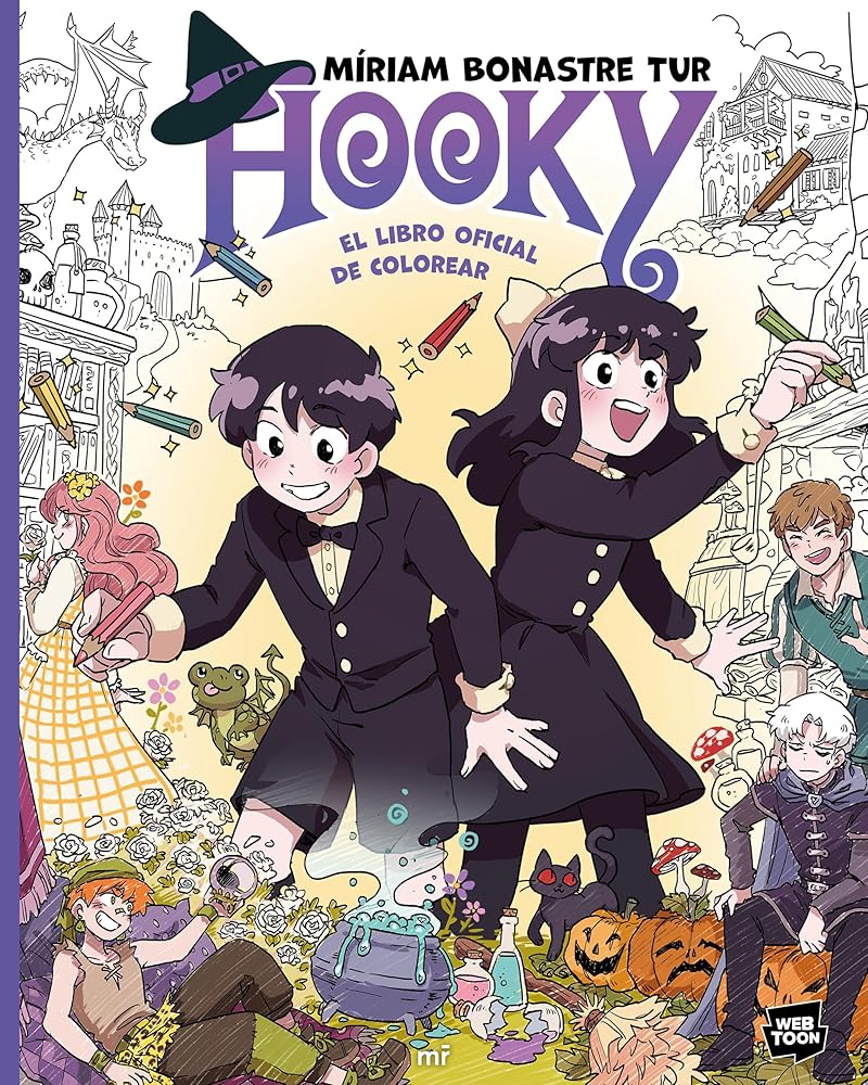 Hooky. El libro oficial de colorear cover image