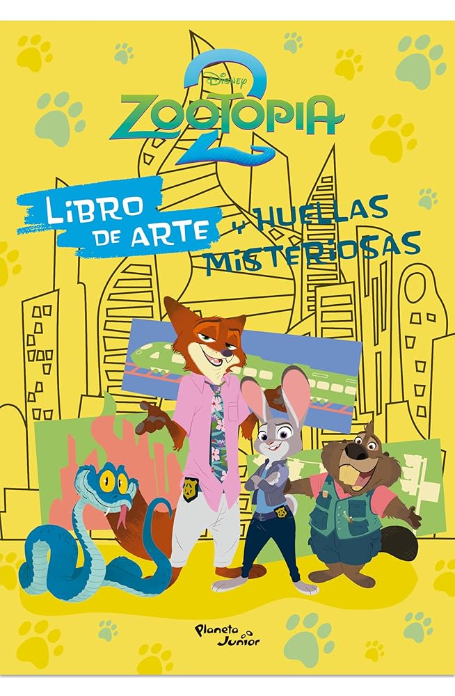 Zootopia 2. Libro de arte y huellas misteriosas cover image