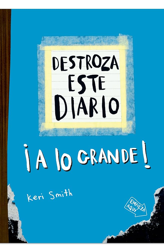 Destroza este diario. A lo grande - Azul flúor cover image