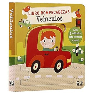 NOVELTY, Libro Rompecabezas, Vehículos, Juego para Niños, Libro Infantil, Material Didáctico, Libro para Niños cover image