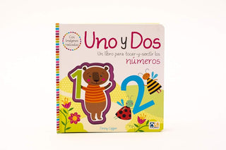 NOVELTY, Uno & Dos, Un Libro de Conteo de Tocar y Sentir, Libro Infantil, Material Didáctico cover image