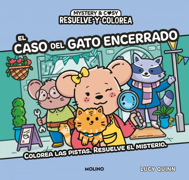 Resuelve y colorea - El caso del gato encerrado