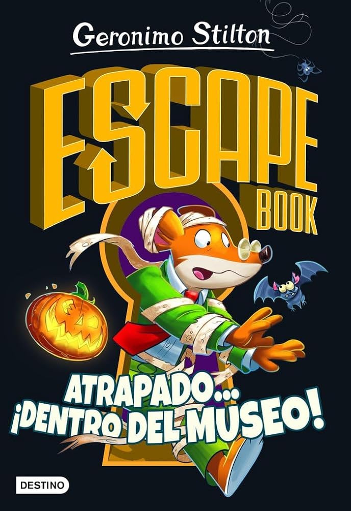 Escape book. Atrapado... ¡dentro del museo! (Geronimo Stilton) cover image