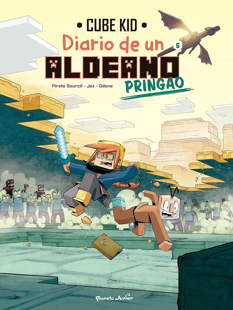 Minecraft. Diario de un aldeano pringao. Cómic 6: Desconcierto en el End cover image