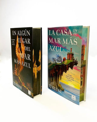 La casa en el mar más azul