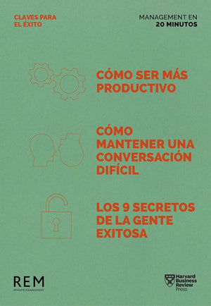 Estuche Management en 20 Minutos HBR: Claves para el éxito: Cómo ser más productivo - Cómo mantener una conversación difícil - Los 9 secretos de la gente exitosa (Serie Management en 20 Minutos)