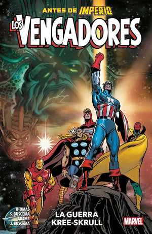 Reedición marvel premier los vengadores. la guerra kree-skrull