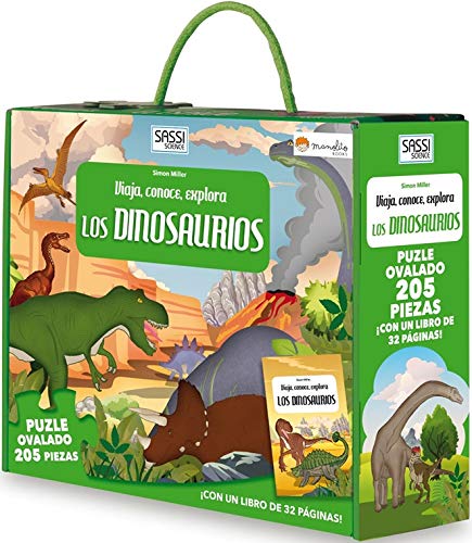 Viaja, conoce, explora - Cuadrado. Los dinosaurios. Edic. ilustrado (Español)