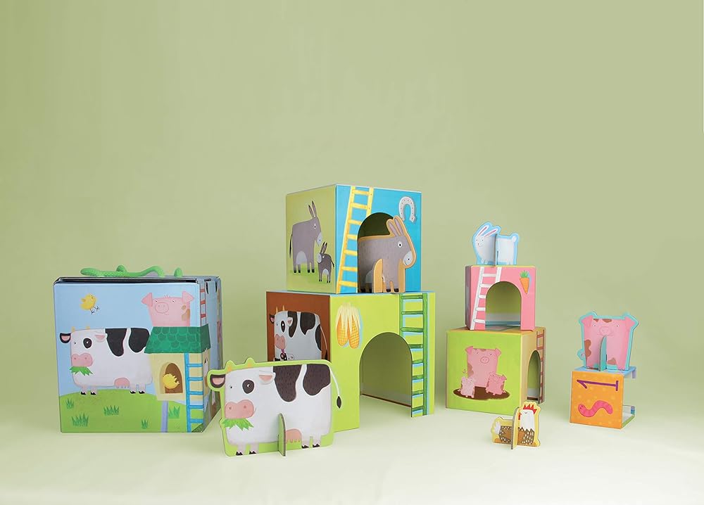 Cubos de animales. Animales de la granja. Edic. ilustrado (Español)