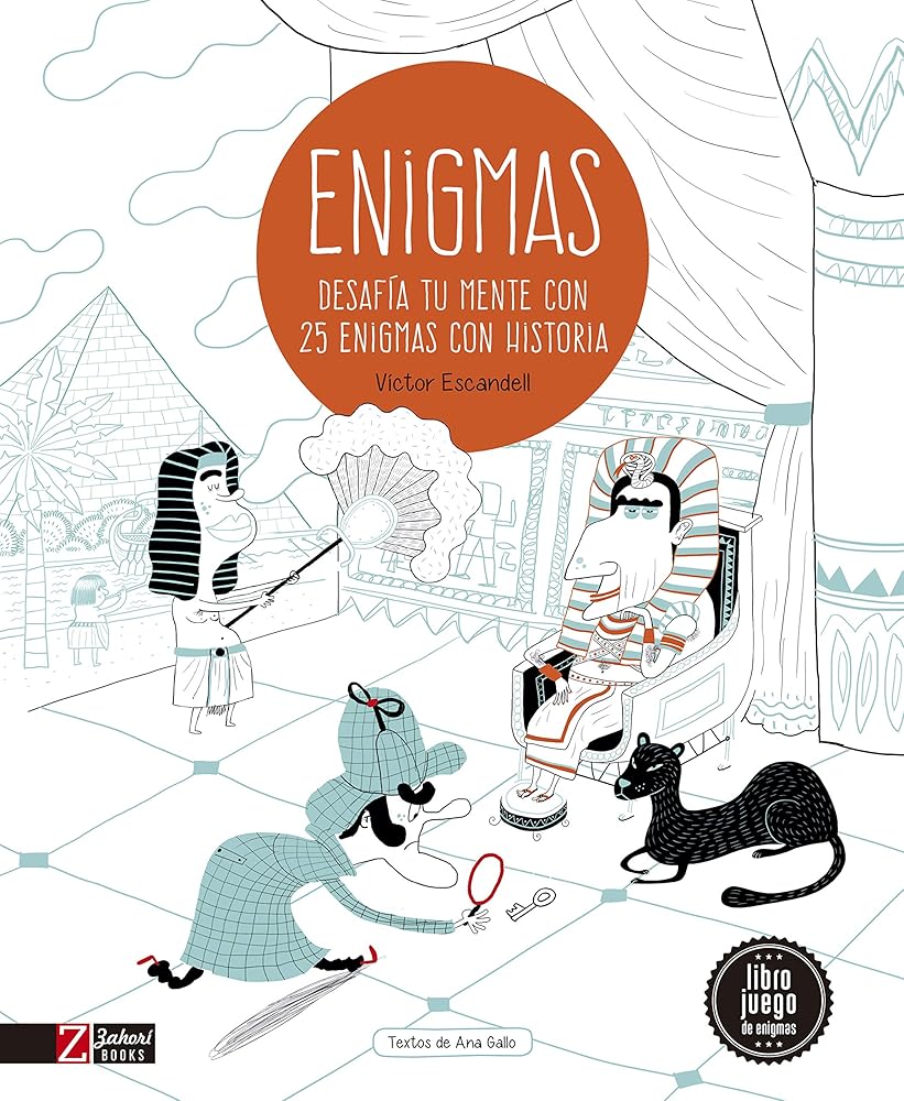 Enigmas de la historia: Desafía tu mente con 25 misterios de la historia (INFANTIL) cover image