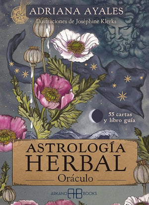 Astrología herbal oráculo: 55 cartas y libro guía.