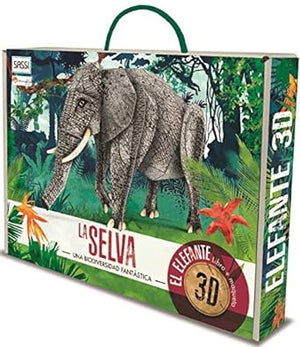 Animales 3D. La Selva 3D. ilustrado (Español)