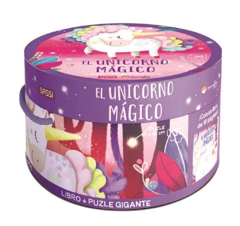 Cajas redondas. El unicornio mágico. Edic. ilustrado (Español)