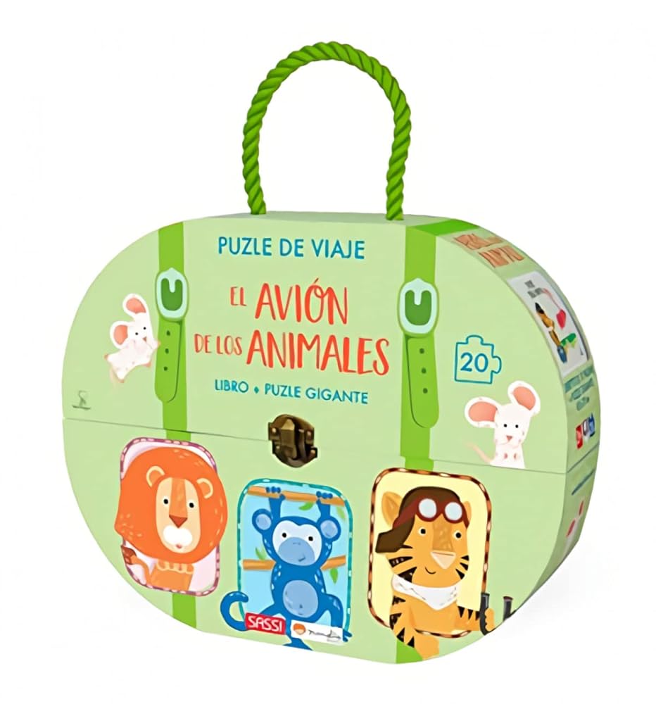 Puzle de viaje. El avión de los animales. Edic. ilustrado (Español)