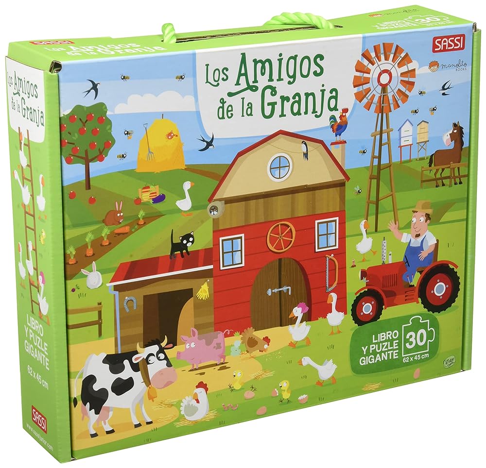 La Granja De Amigos. 30 Piezas. Con puzzle Edic. ilustrado (Español) (Puzle gigante y libro)