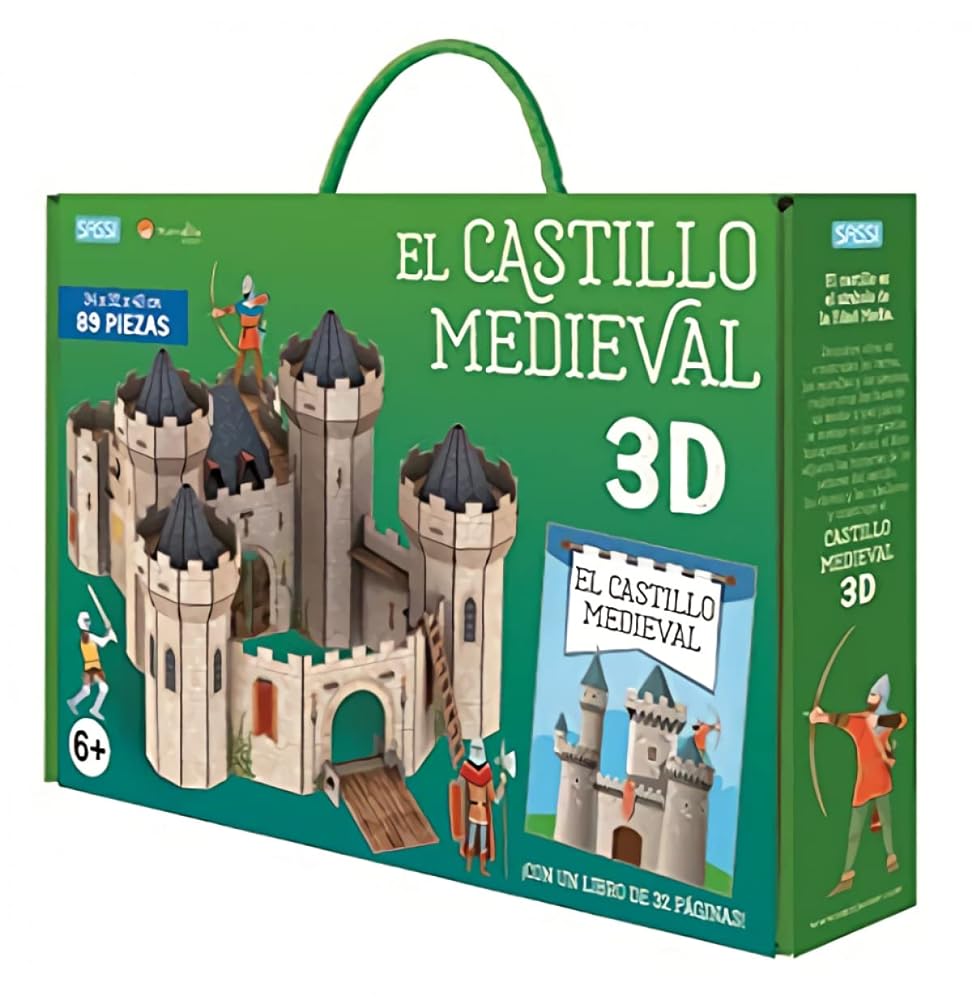 castillo 3d carton+maqueta edic ilustrad